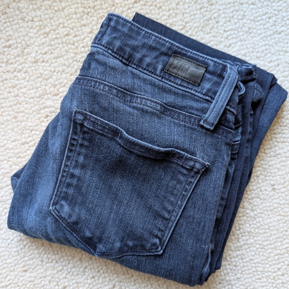 PAIGE | Mid-rise, Dark Wash, Skinny Jeans | Size 26